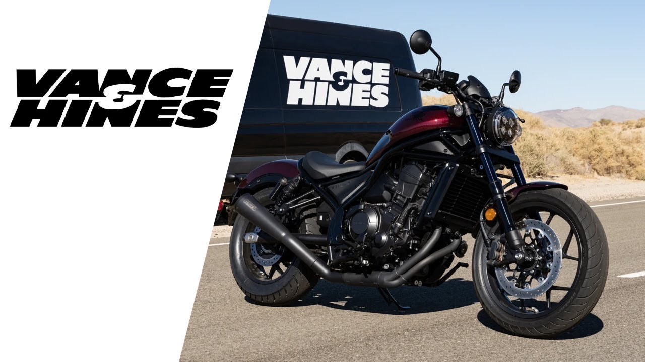 Vance & Hines: Honda Rebel Upsweep Slip-On