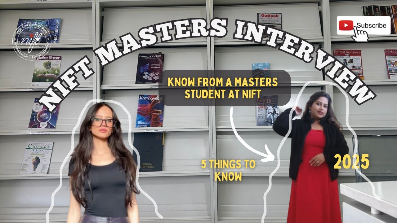 NIFT MASTERS INTERVIEW TIPS MUST WATCH #nift #niftmastersinterview #niftenterviewentrances