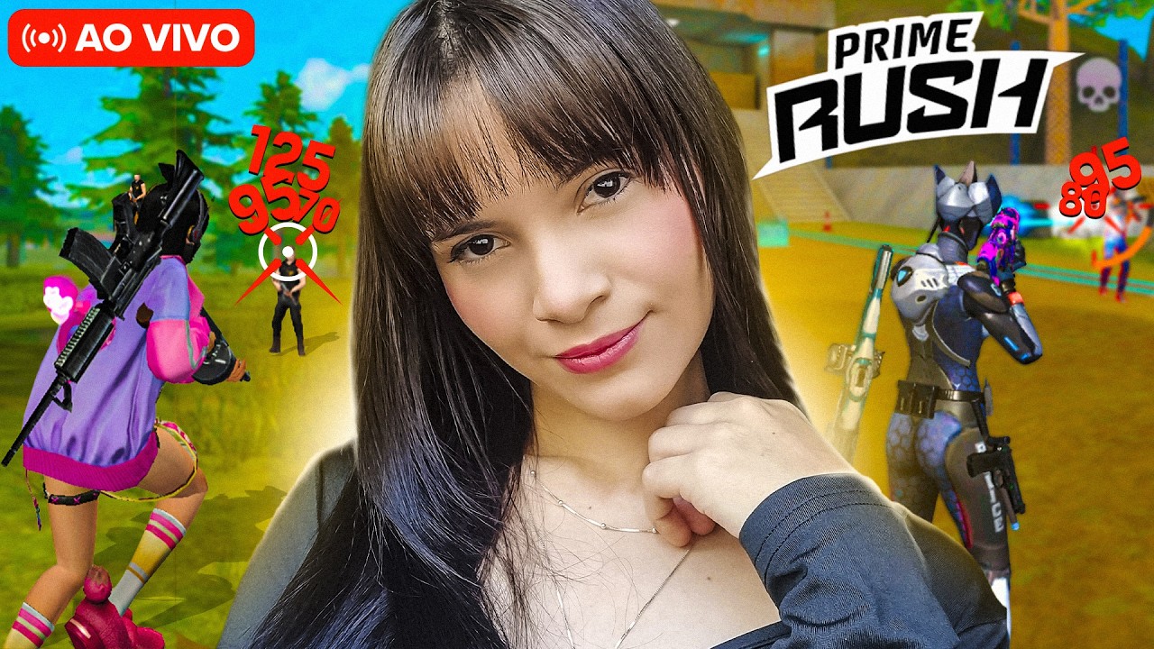 HOJE TEM FREEFIRE + PRIME RUSH💗VEM JOGAR COMIGO💗HOJE É SÓ CAPA💗DANNY GAMER AO VIVO