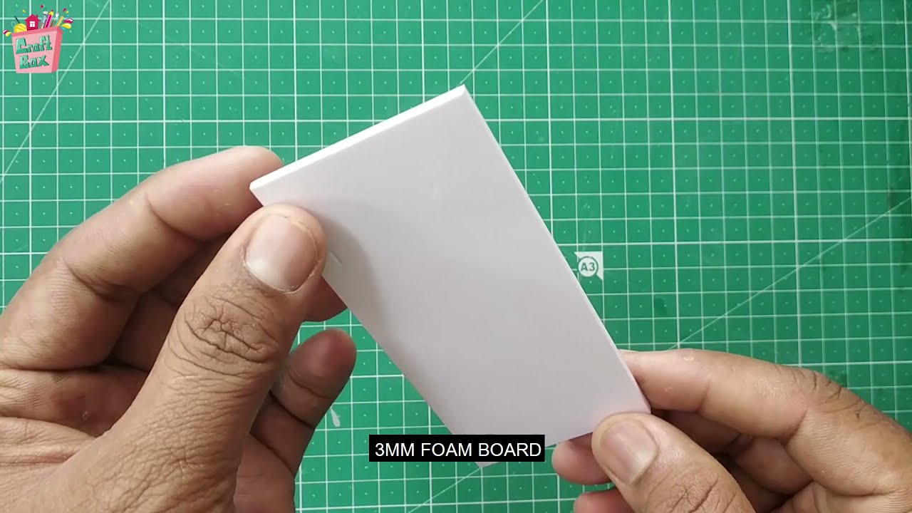 How To Cut Foam Board | Basics Tutorial Foam Board Cutting for model making @CraftBoxStudio