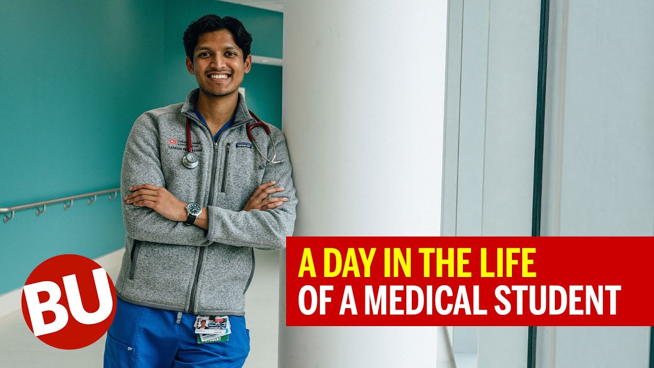 Один день из жизни студента третьего курса медицинского факультета | Внутренняя медицина в Бостон...