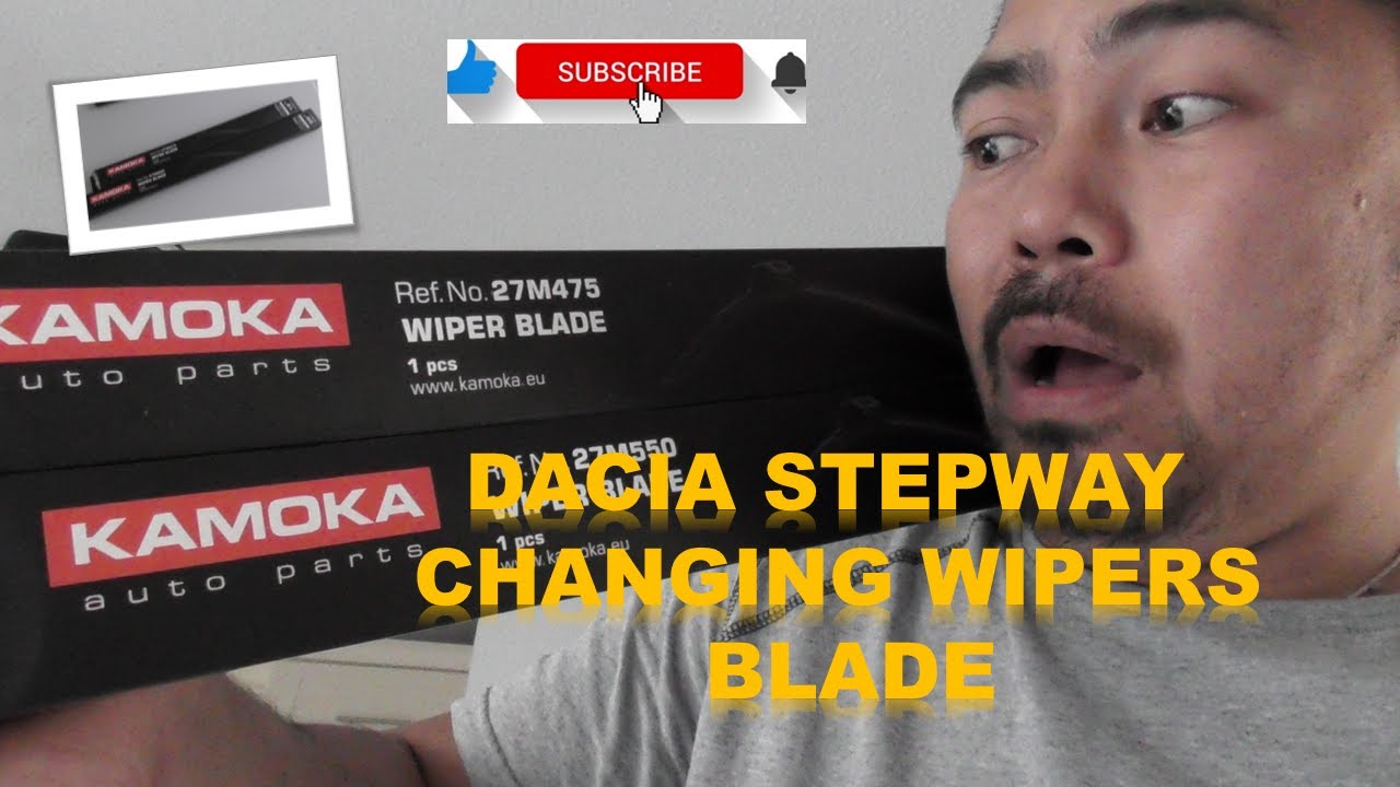 DACIA STEPWAY CHANGING WIPERS