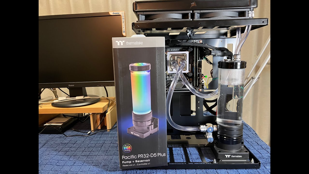 Water cooled i9-14900 - ThermalTake Pacific PR32-D5 Plus swap - part 1 - installation