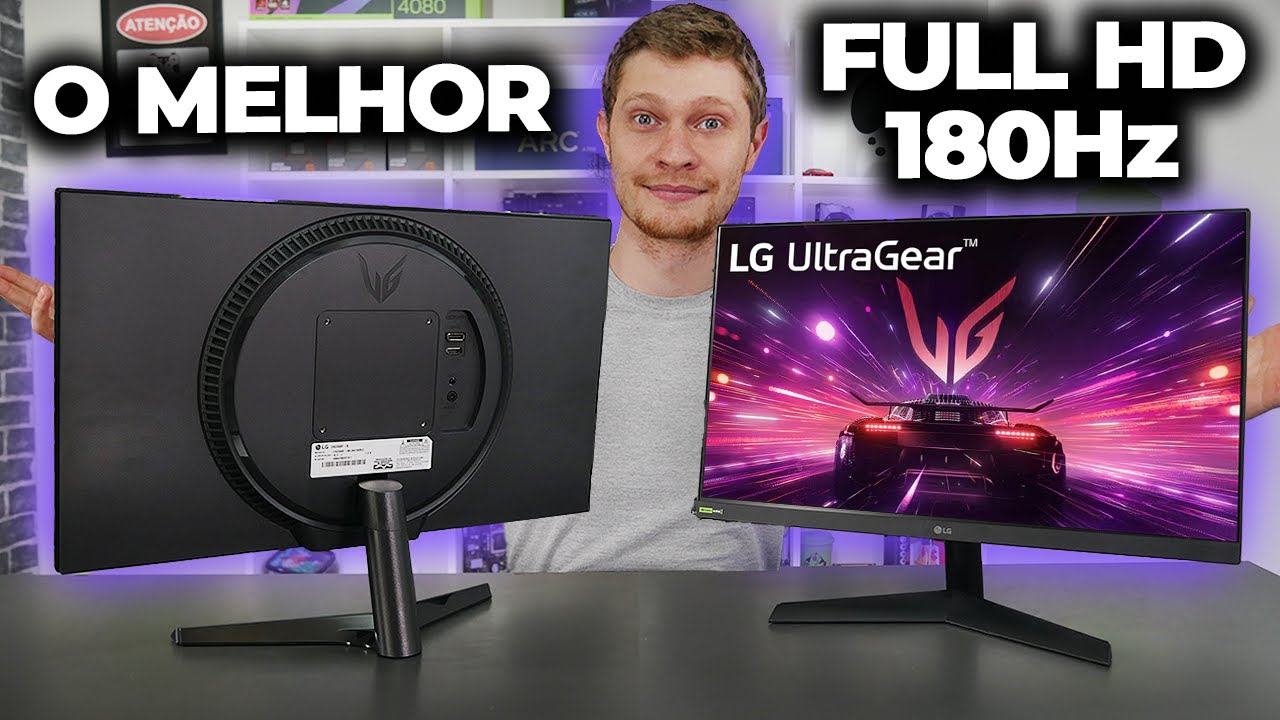 O MELHOR MONITOR GAMER FULL HD 180HZ com IPS? LG ULTRAGEAR 24