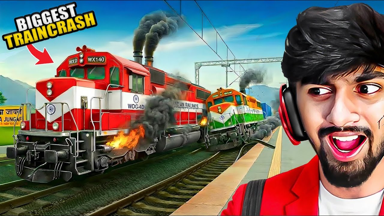 I RESCUED THE BIGGEST TRAIN CRASH EVER...😱