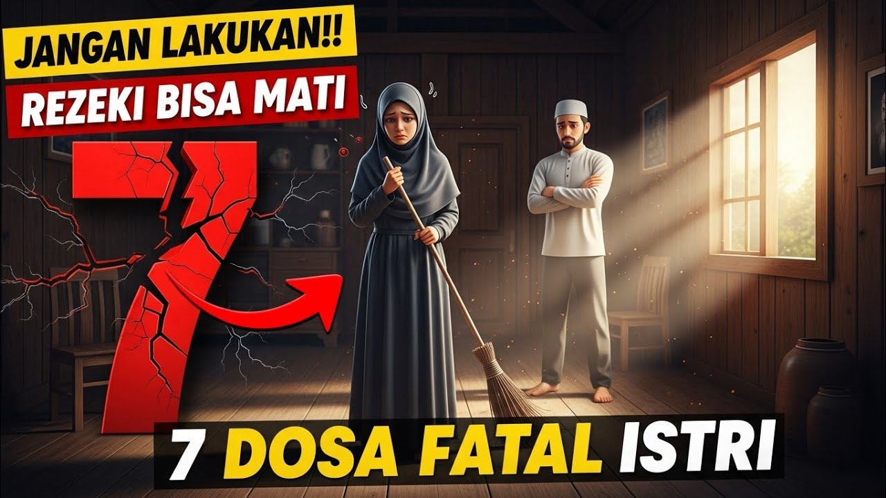 JANGAN ABAIKAN!! Jika Istri Melakukan 7 Dosa Ini, Berarti Pintu Rezeki Suami Akan Tertutup...