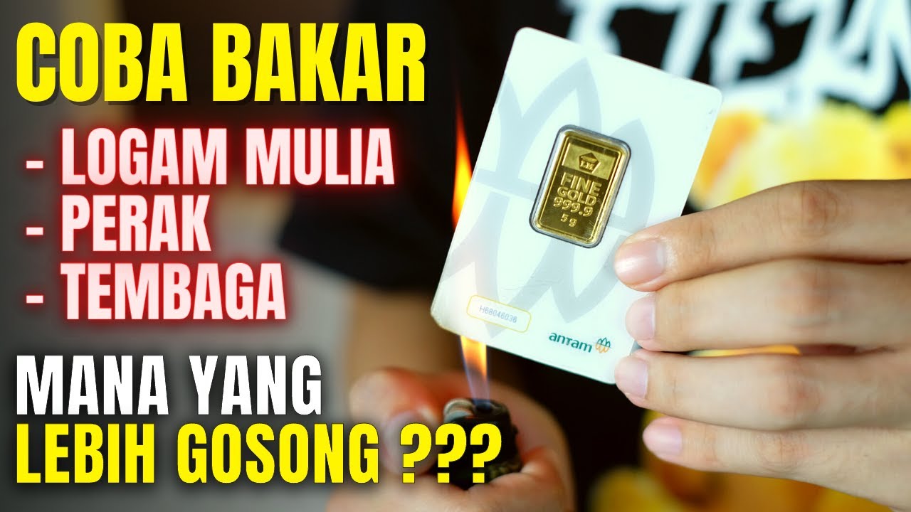 Bakar Emas Murni, Perak & Tembaga | Apa Reaksinya?