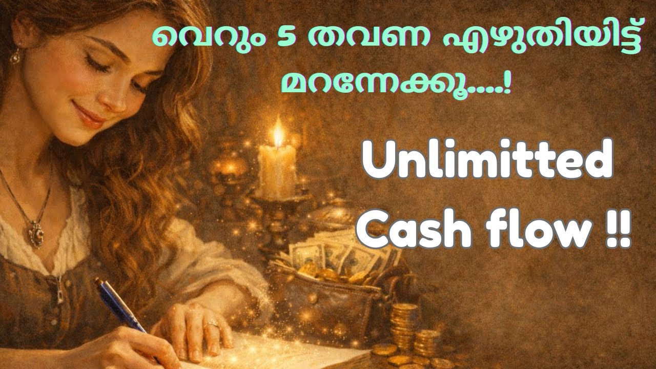 5 ദിവസം 5 വരികൾ !!പണം നിങ്ങളിലേക്ക് വരും! 5 Days Money Reset | Remove Blocks & Attract Abundance 🔥