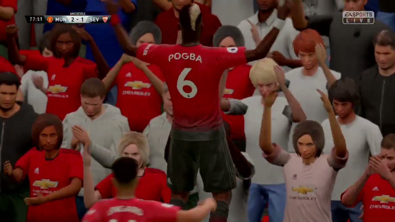 FIFA 19- gol di pogba al volo