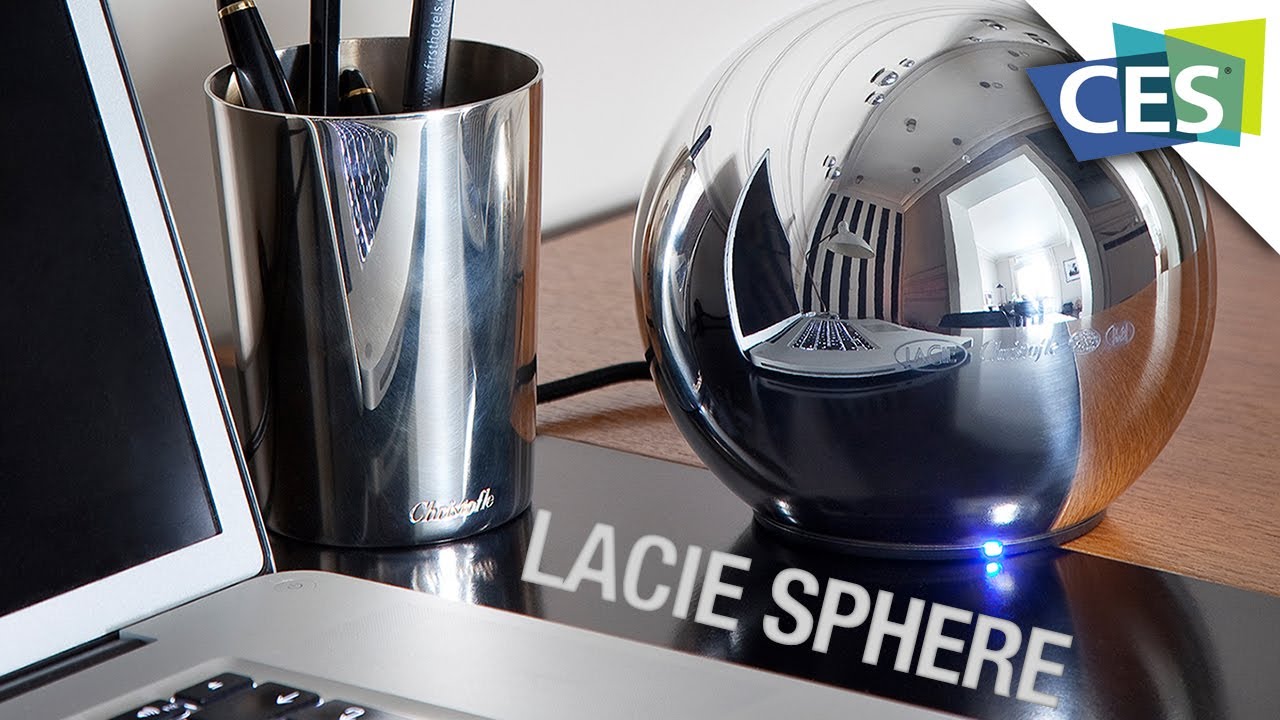 Hands-On With LaCie's Sphere and Roly-Poly USB Drives - CES 2014