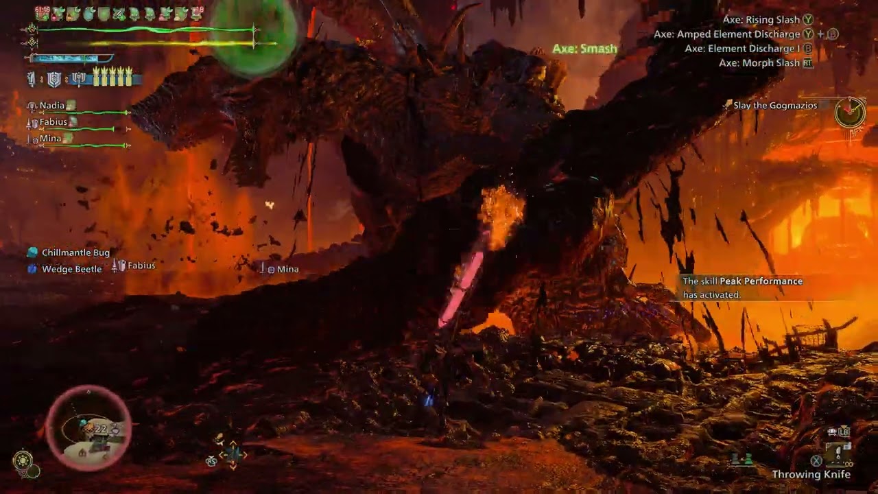 Element Charge Blade 10* Gogma 28:28 with 3 Support Hunters