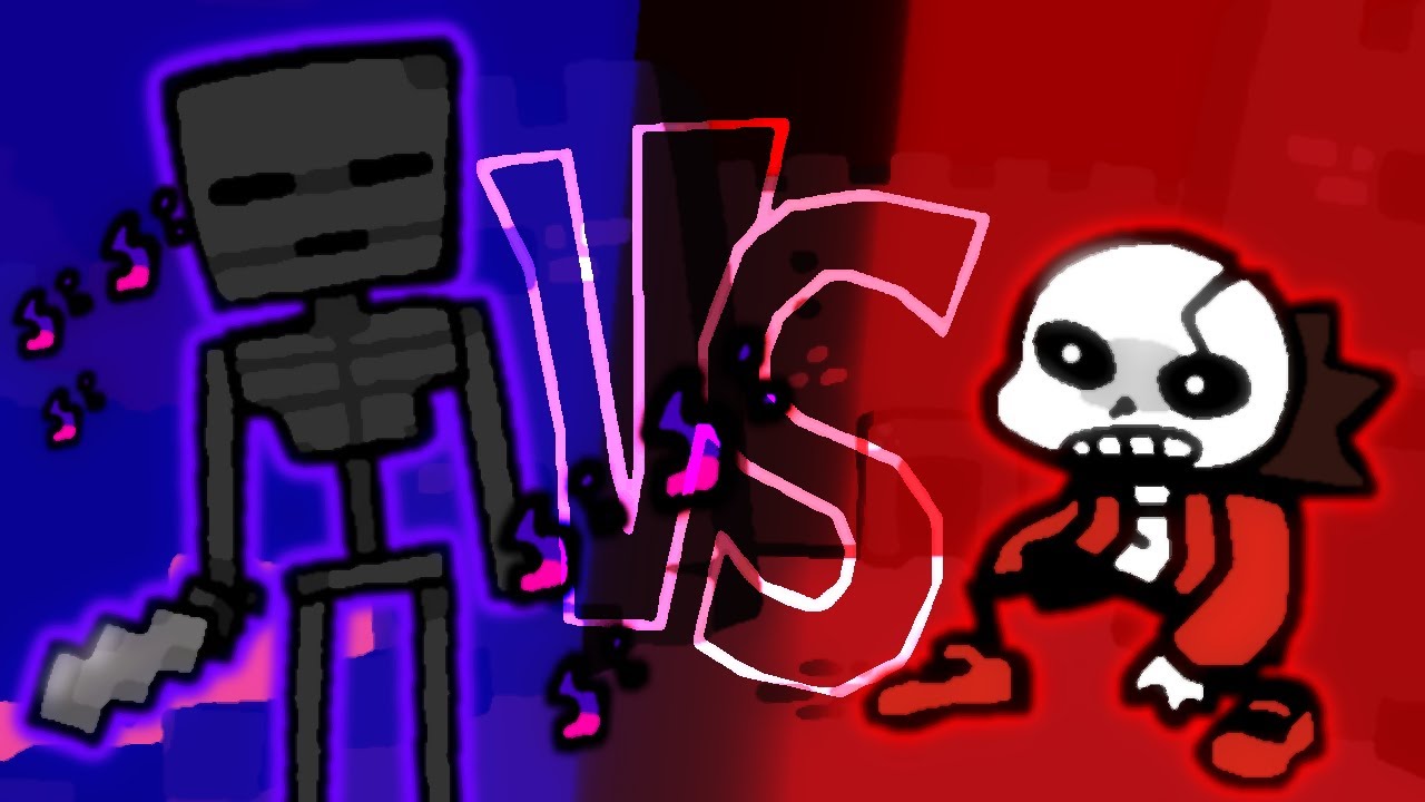 SANS VS WITHER SKELETON || ANIMATION