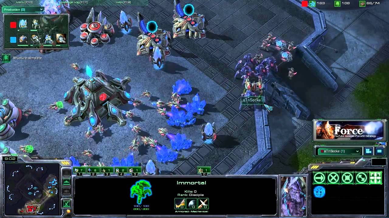 StarCraft 2 - [P] Colossus 3 Gate vs 3 Rax MM - Strategy