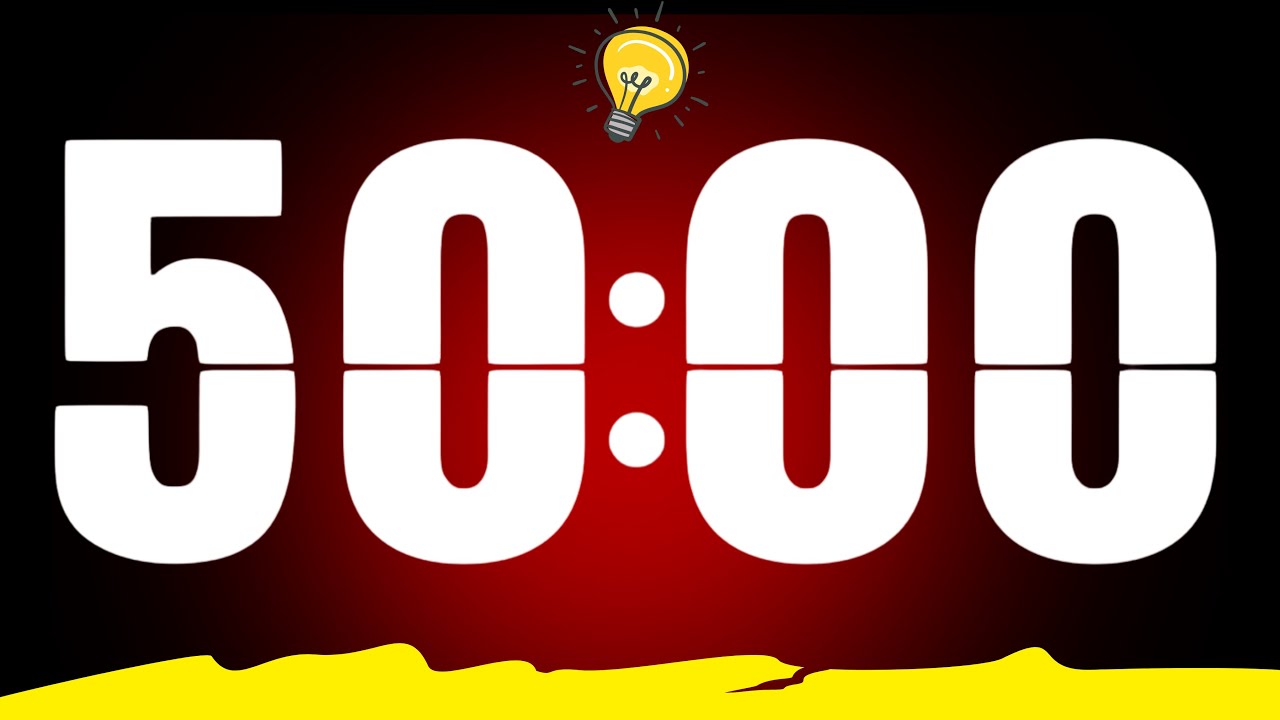 50 Minutes of Productivity 🧠 Concentration Countdown