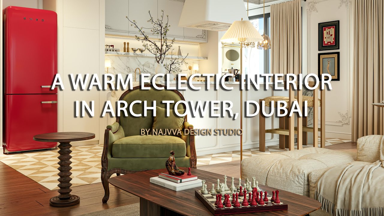 A WARM ECLECTIC INTERIOR, ARCH TOWER,DUBAI