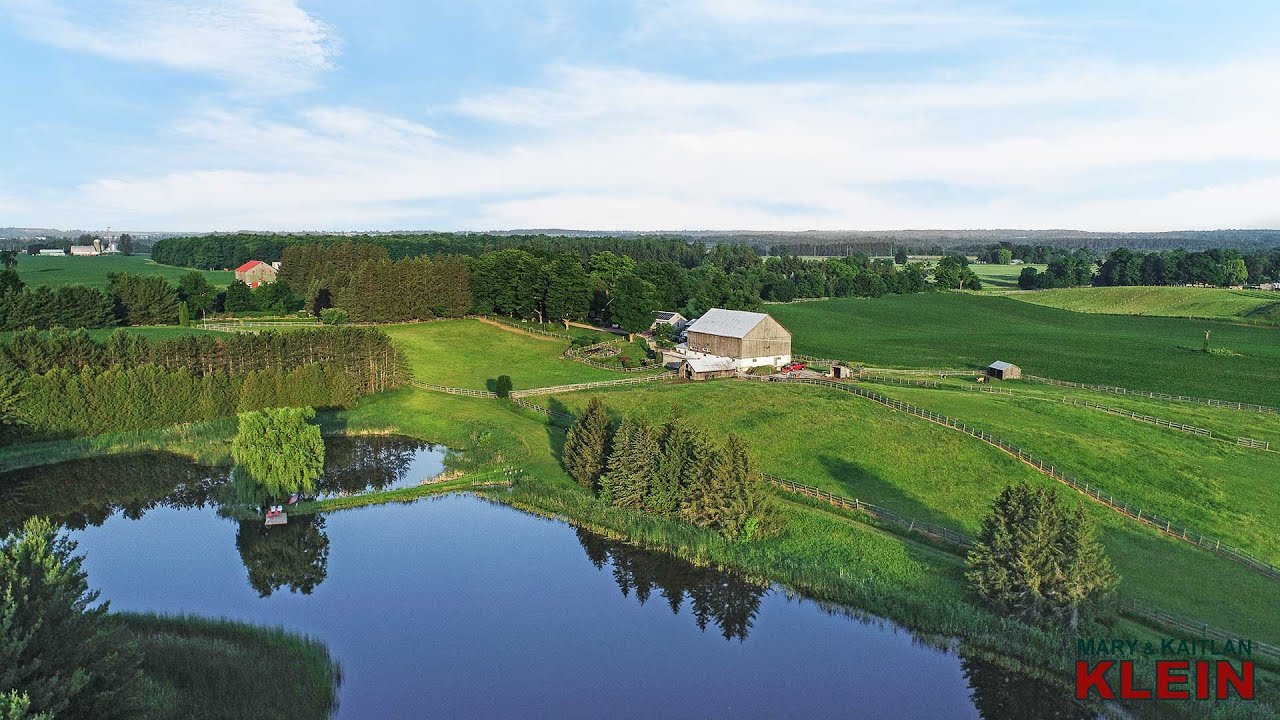 Idyllic Belain Farm on 96 Acres with Barn, Pond For Sale in Caledon, ON | KLEIN