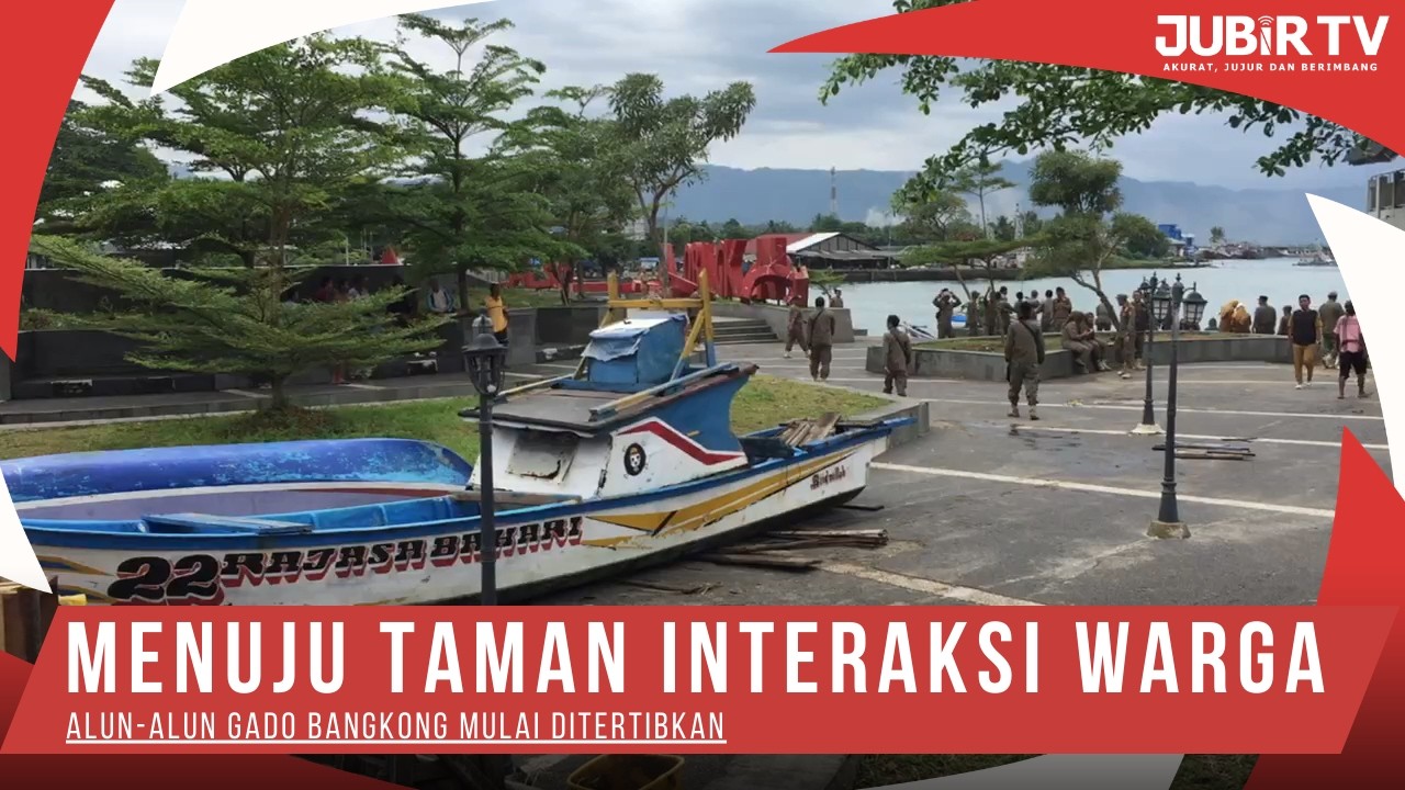 Menuju Taman Interaksi Warga, Alun-alun Gado Bangkong Mulai Ditertibkan