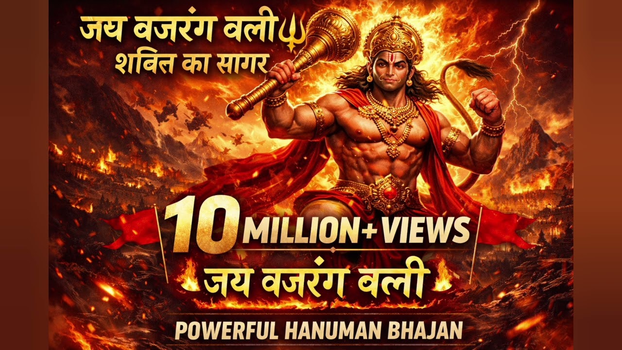 🔥 Powerful Hanuman Bhajan 2026 🚩 | जय बजरंग बली | Sankat Mochan Hanuman Song | 10M Views Bhakti