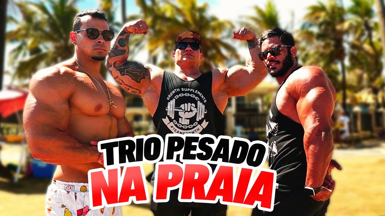 TRIO PESADO BUGANDO NA PRAIA DE SALVADOR *Felipe Franco, GG e Giga*