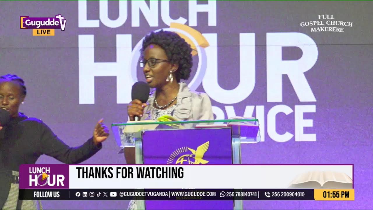🔴Lunch Hour Service Preacher . Ms Sanyu Kibuuka | Full Gospel Church Makerere -  26 Feb 2026