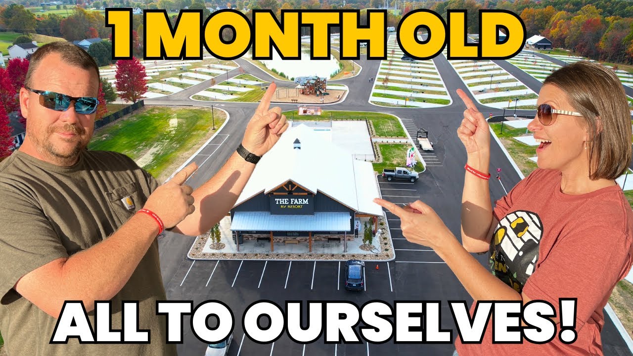 The NEWEST RV RESORT in KENTUCKY! Tour THE FARM in London, KY Near Cumberland Falls!