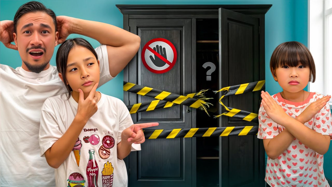 БІЗДІҢ ОТЕЛЬДЕ ҚҰПИЯ ШКАФ БАР🗄️🤔 ІШІНДЕ НЕ БАР?😳