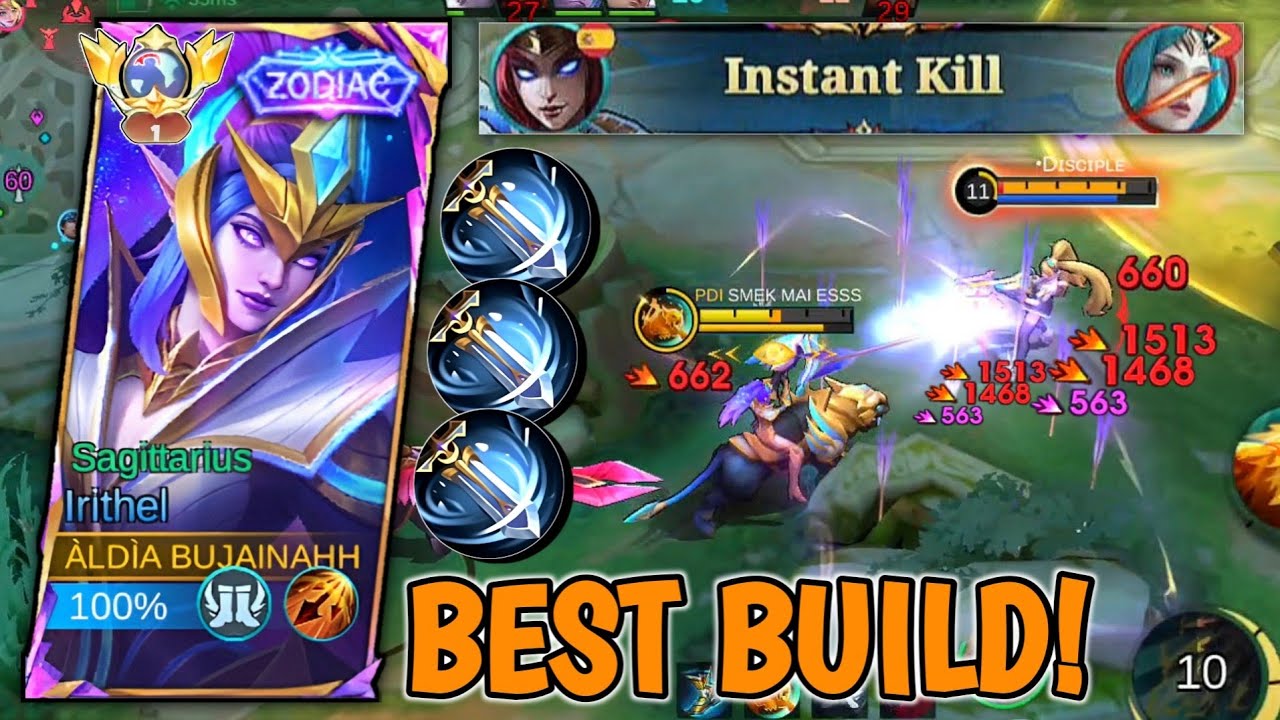 BUILD INSTANT KILL IRITHEL PALING MANTAP! LAYLA SAMPAI KETAR KETIR | MLBB