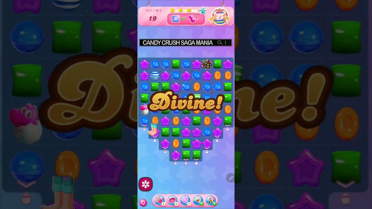 Candy Crush Saga Level 421 NO BOOSTERS ✅🔄 All Star 2024