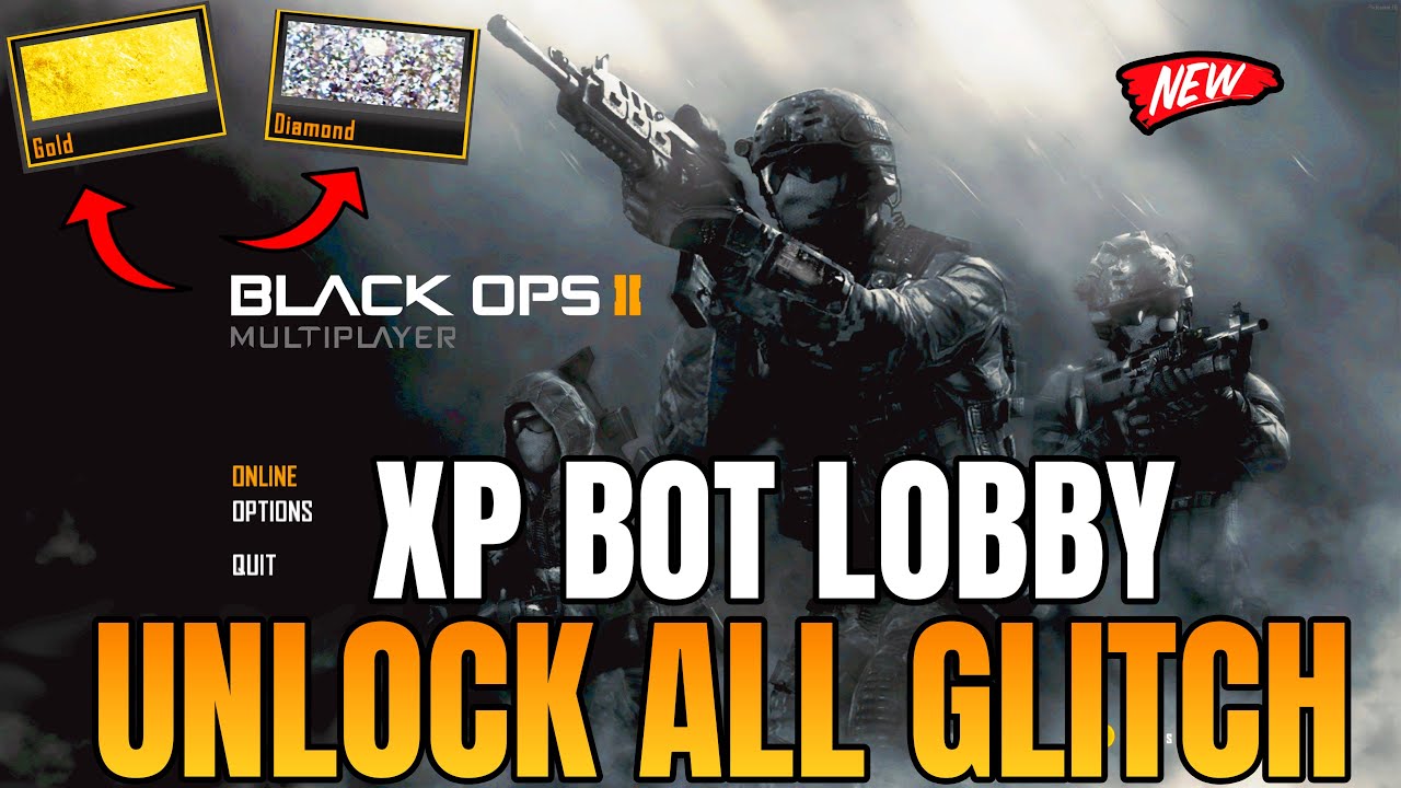 БОТ-ЛОББИ НА ОПЫТ В BLACK OPS 2! ПОЛУЧИ ВСЕ КАМУФЛЯЖИ, МОДУЛИ, ВЫСШИЙ ПРЕСТИЖ И МНОГОЕ ДРУГОЕ!