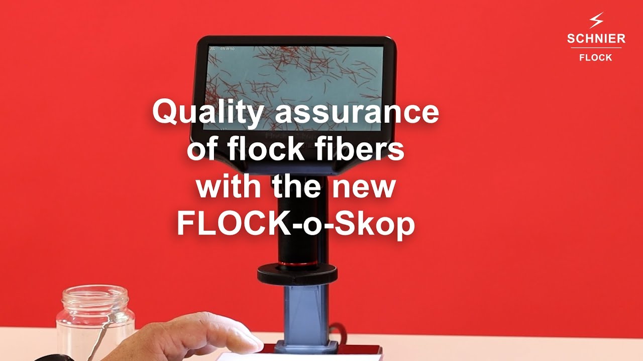 Quality assurance of flock fibers with the FLOCK-o-Skop 🔬