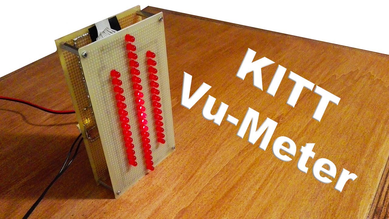 KITT Voice Box Vu-Meter with LM3915