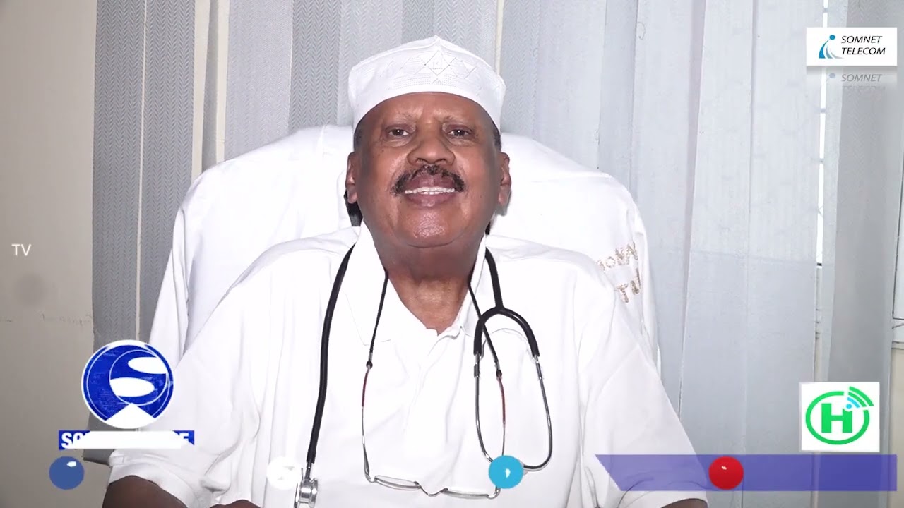Dr Cali Macoow Aweys oo kusugan Isbitaalka International ee Muqdiso ayaa kahadlay halista Xanuunada