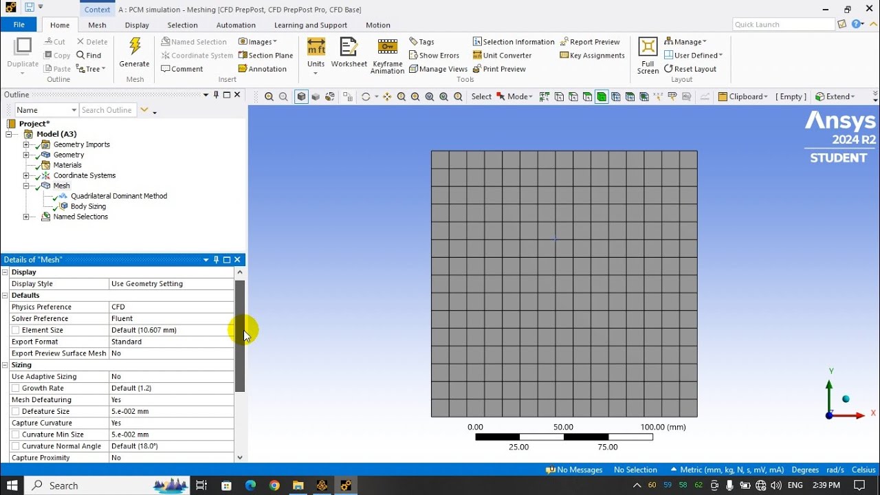 Phase Change Material Simulation with UDF in Transient Mode | PCM Simulation Guide by Ansys Fluent
