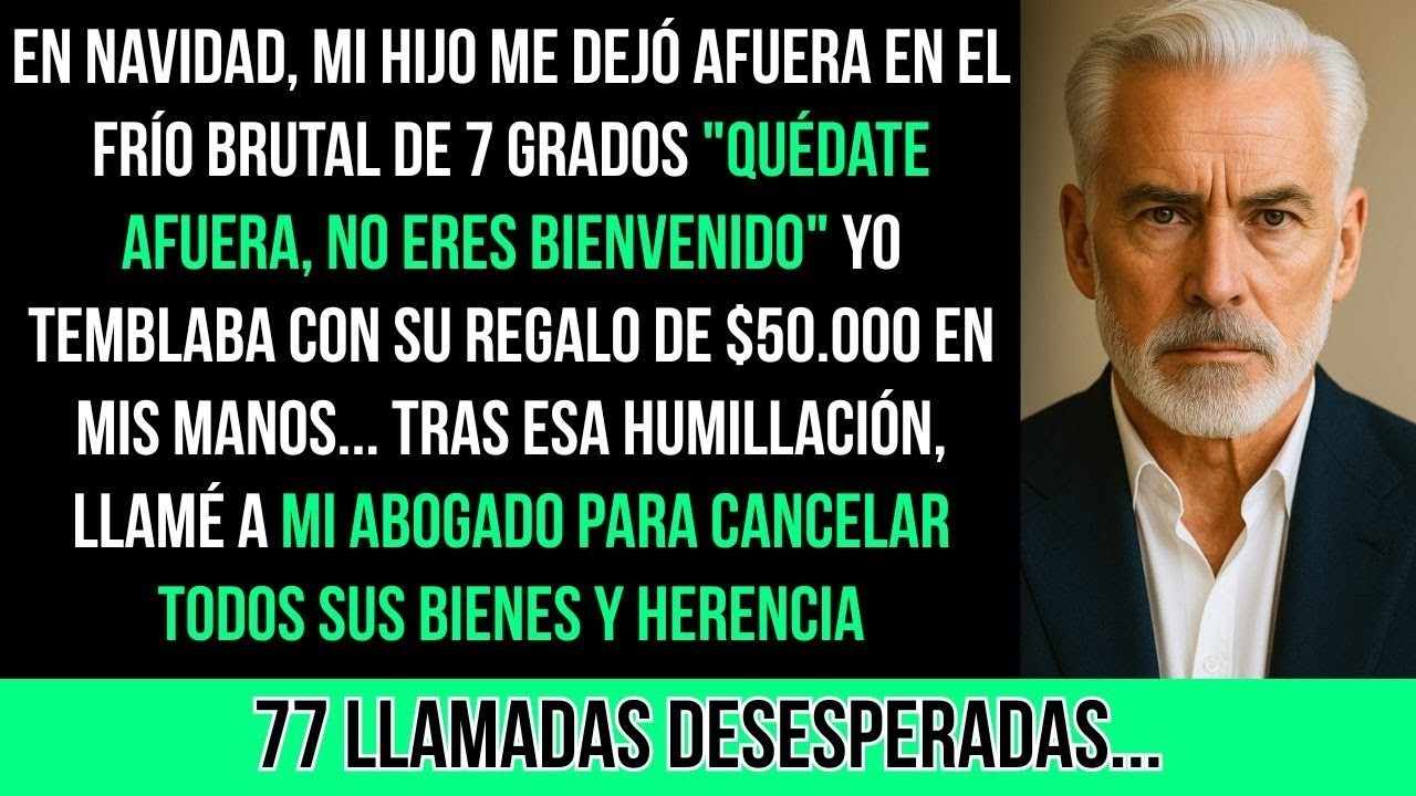 En Navidad, Mi Hijo Me Dejó Afuera En El Frío: 