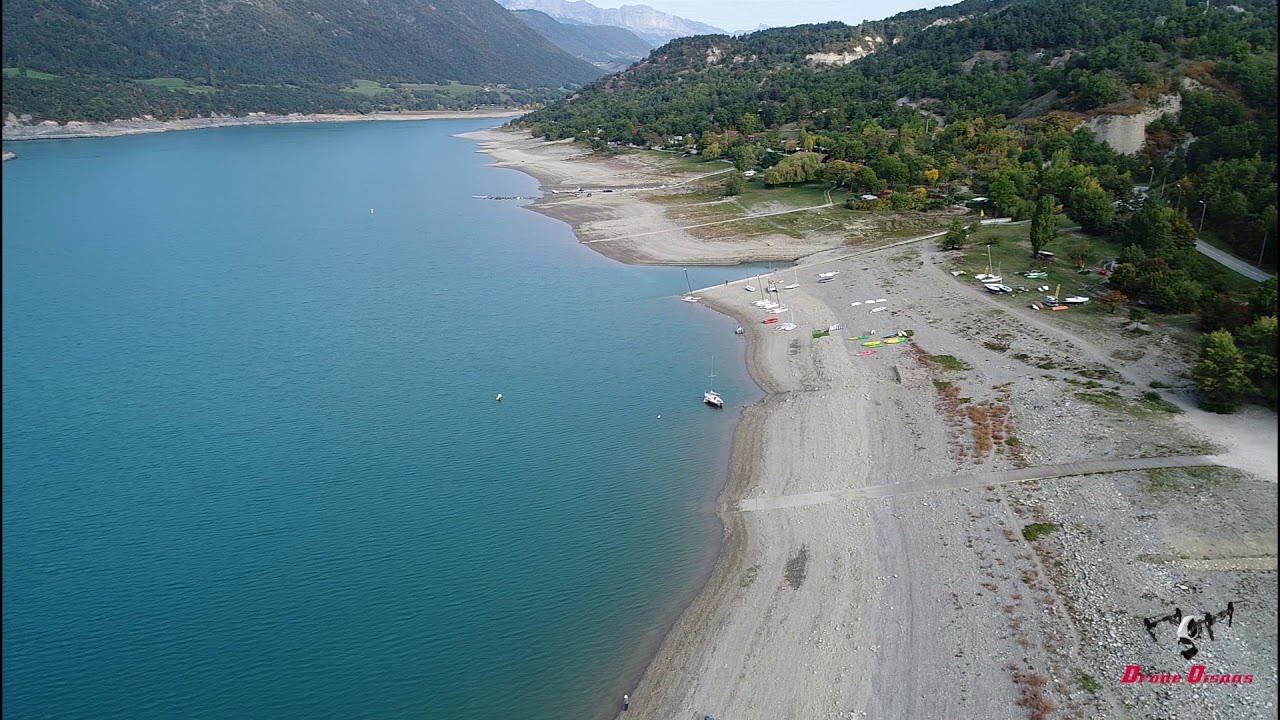 le Lac du Monteynard et la Plage Mayres Savel