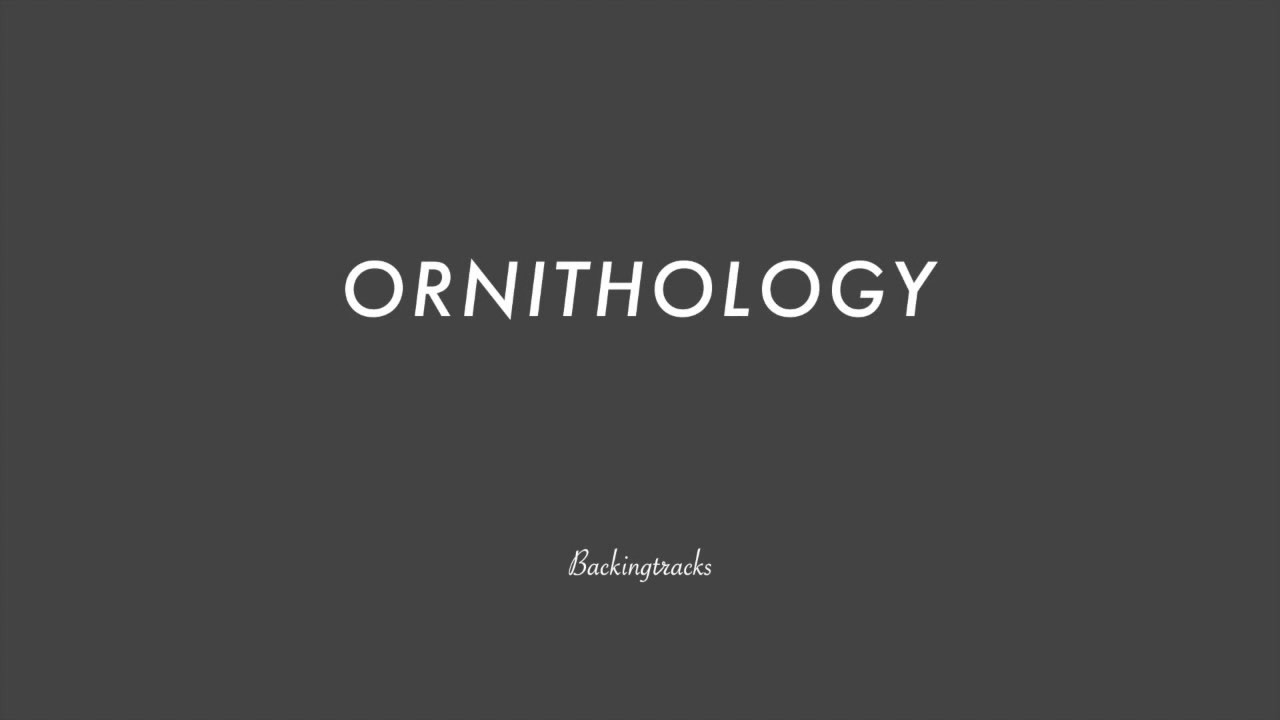 ORNITHOLOGY chord progression - Backing Track (no piano)