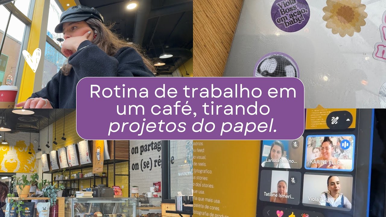 Seja a fã numero um do seu trabalho e rotina trabalhando em um café no Canadá.