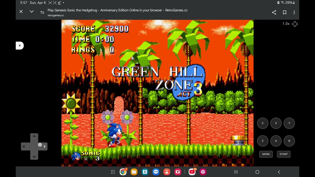 Sonic 1 and 2 anniversary edition