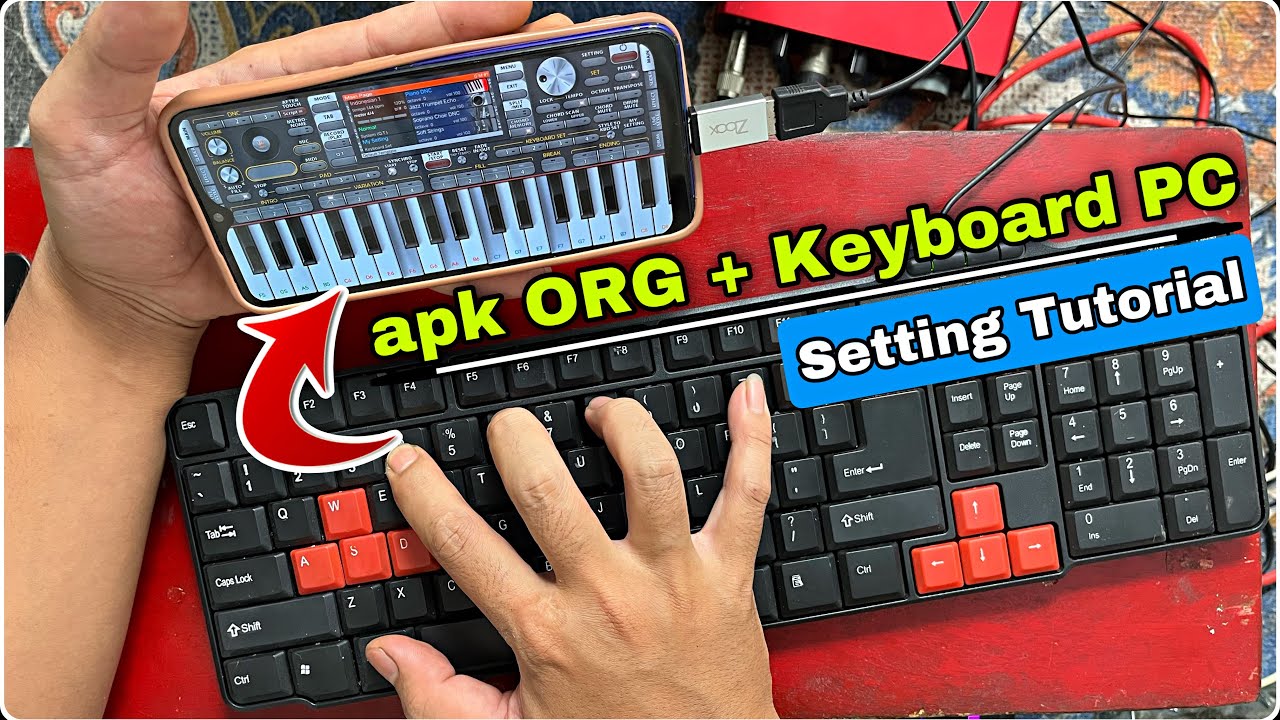 KEYBOARD PC MURAH JADI ORGEN MAHAL • Cara Hubungkan Keyboard Pc ke ORG 24