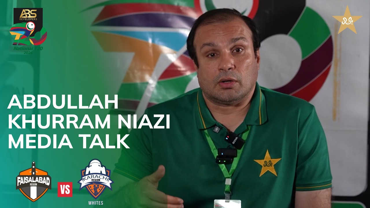 Director Domestic Abdullah Khurram Niazi media talk | ABS Developers National T20 Cup 2026