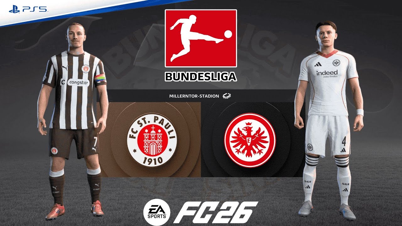 St. Pauli v Eintracht Frankfurt | Bundesliga 25/26 Matchday 24 | Match Simulation | FC 26 – PS5™[4K]