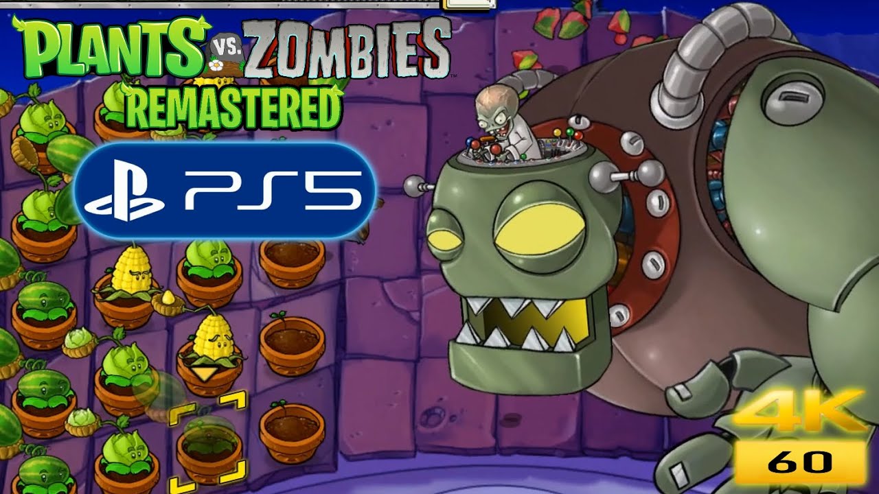 Plants vs. Zombies: Replanted (2020 Leak) PS5 Gameplay (4K 60FPS)