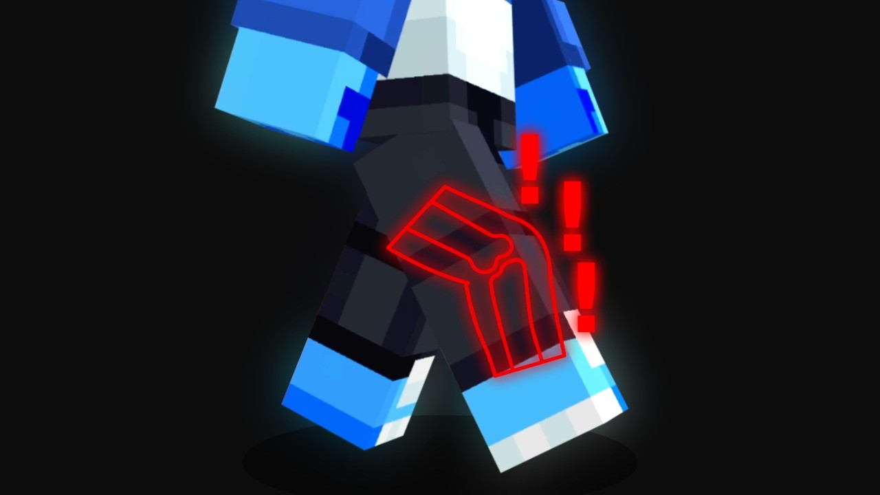 how a minecraft youtuber broke his knee.