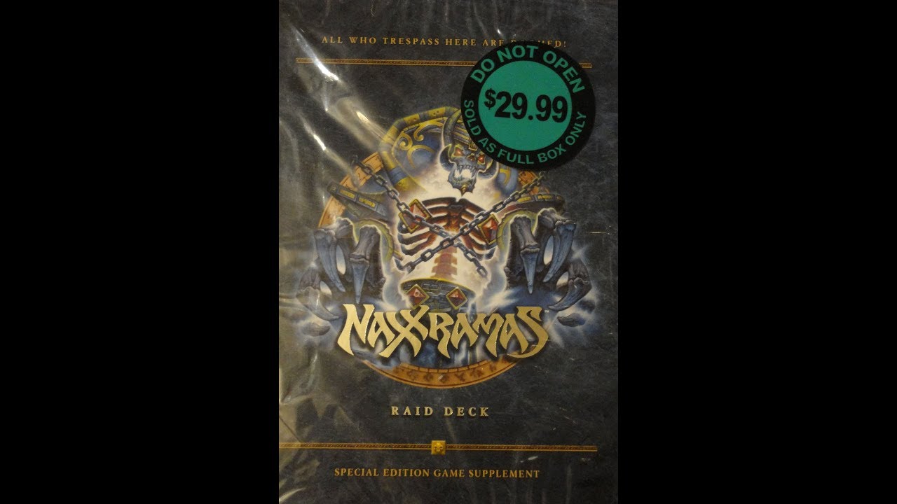 Что внутри — Колода для рейда Наксрамас из World of Warcraft TCG (2009, Upper Deck)