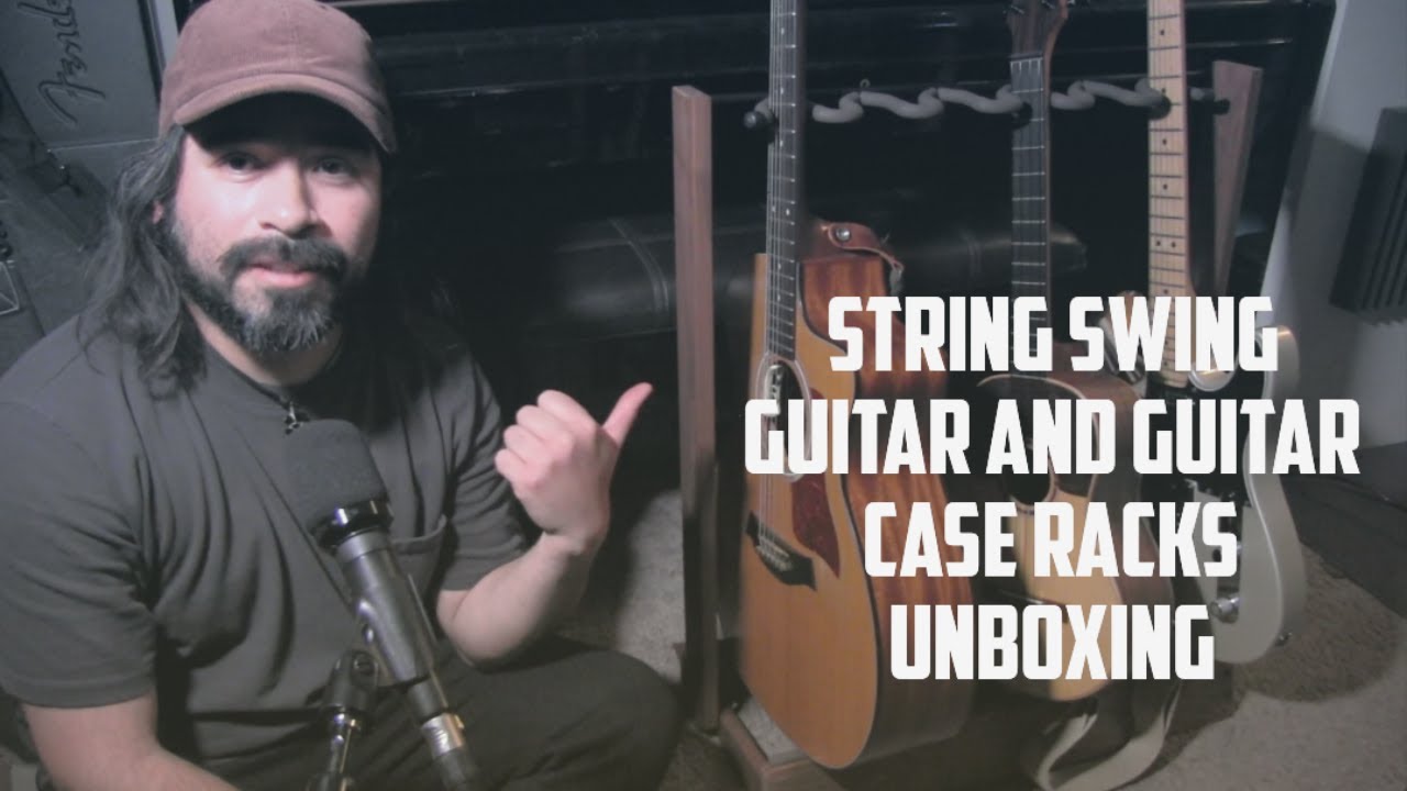 String Swing Wooden Guitar and Guitar Case