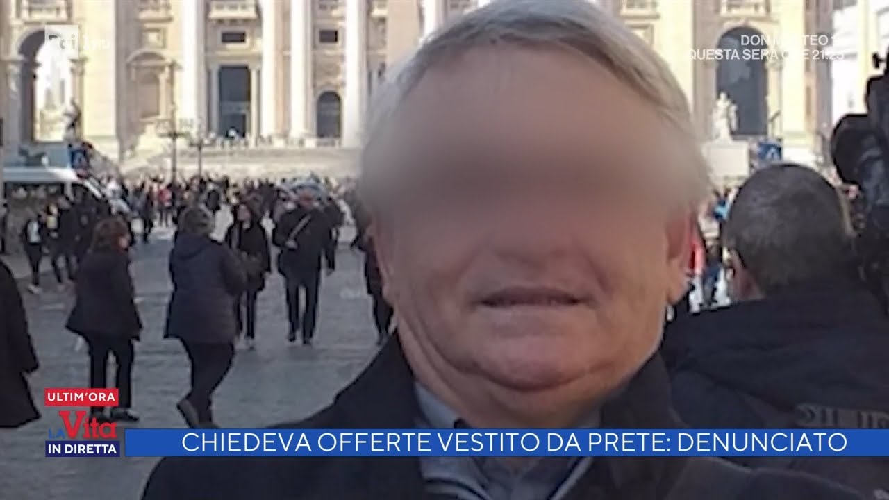 Falso prete chiede offerte nel Napoletano - La vita in diretta 17/05/2022