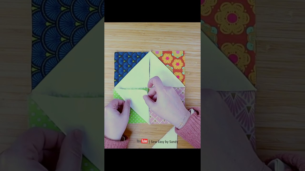 Easy Cathedral Window Quilt Block Tutorial