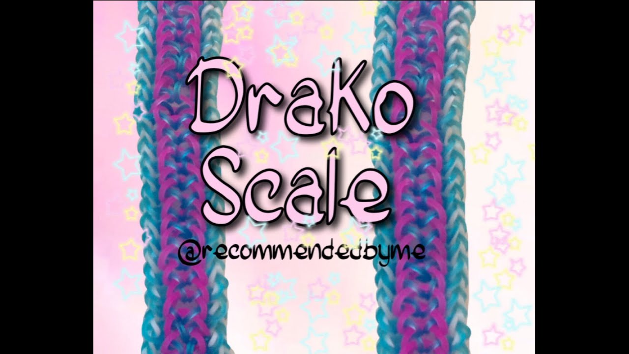 Rainbow loom-Drako Scale-How to