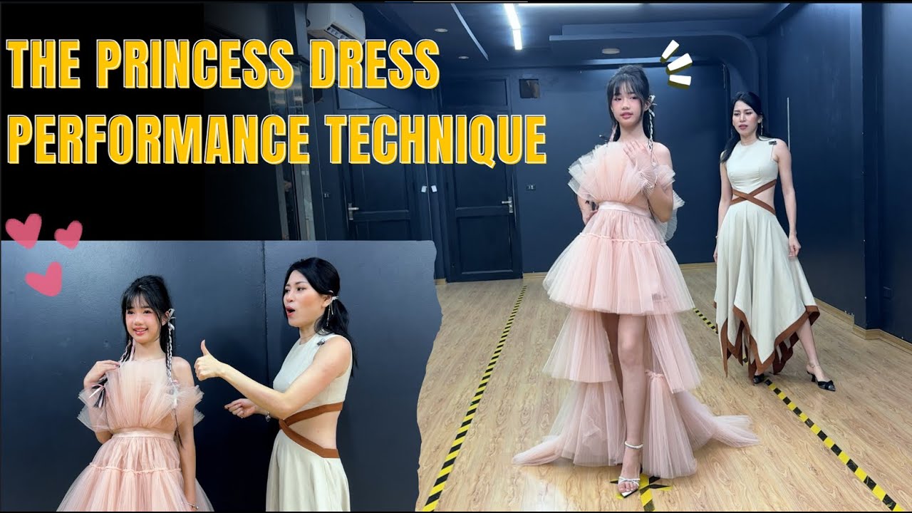 Instructions for performing extremely cute princess dresses for Kid Star Award 2023 - Nguyen Le Vi
