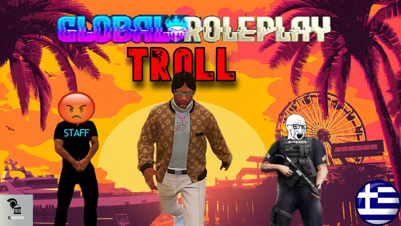 Βρήκα Πάλη Έναν Fail Server Να Τρολλαρω Στο RP (Global Roleplay)